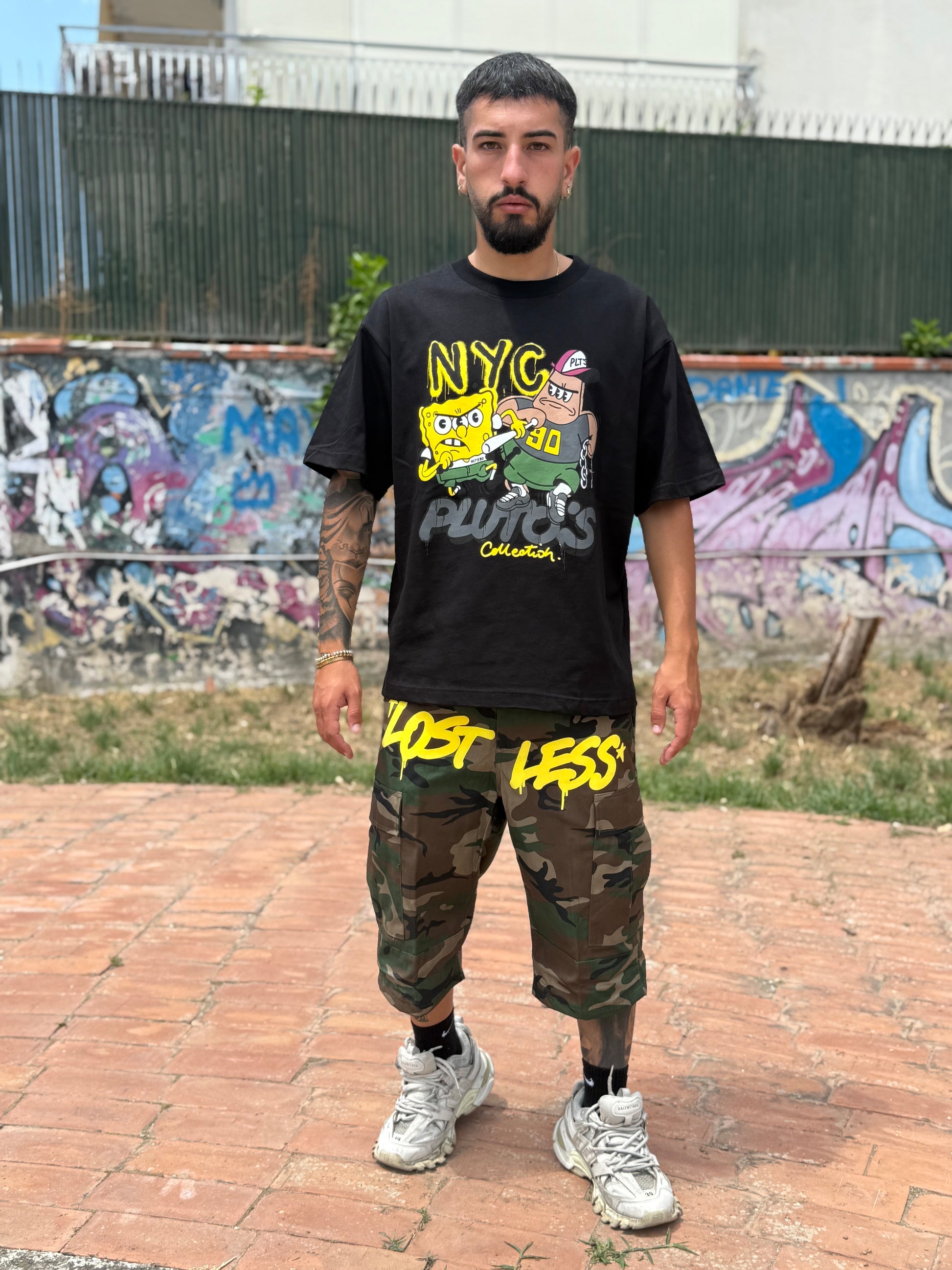 JORTS CARGO MILITARE PLUTO LAB’S