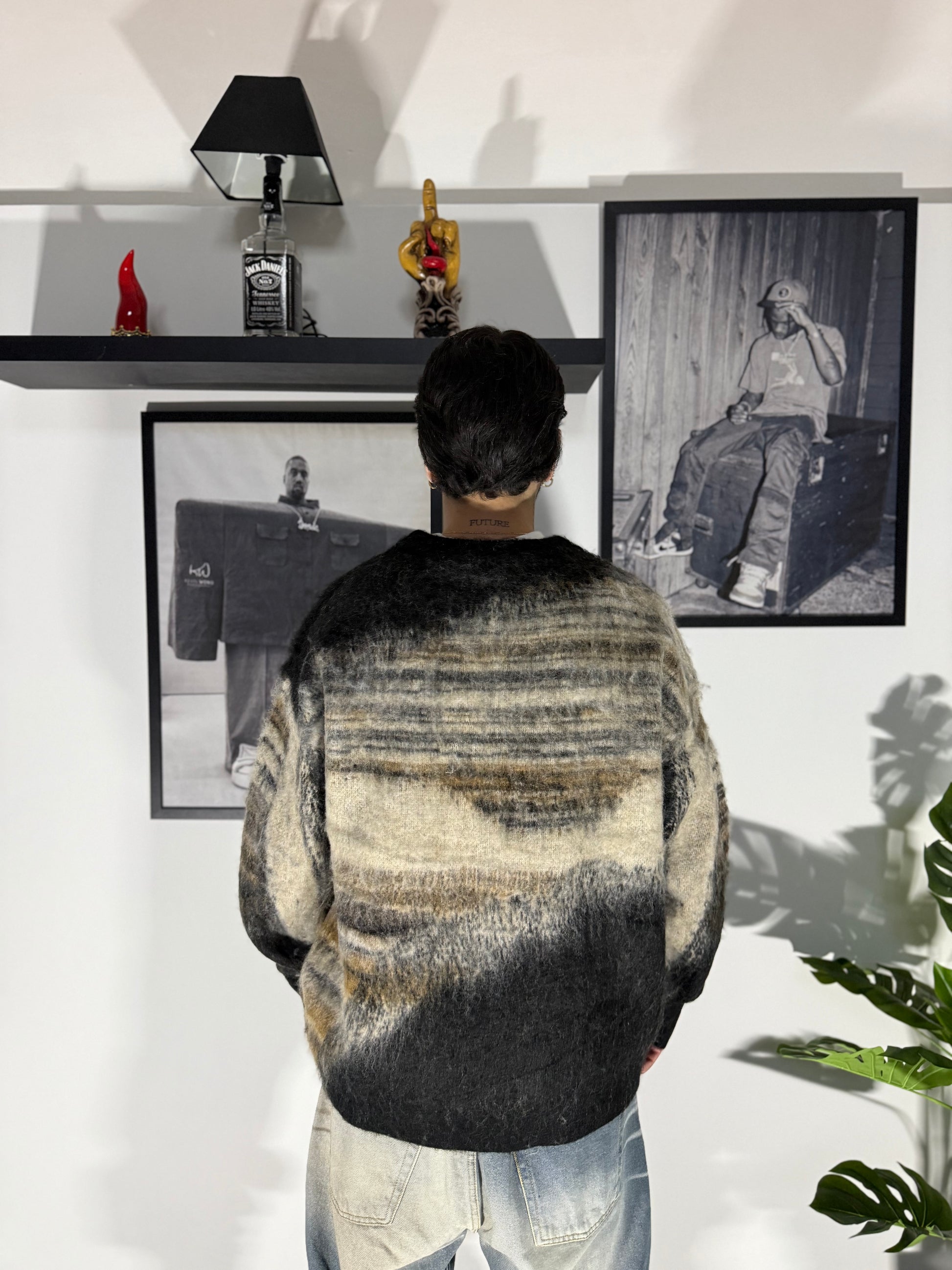 MAGLIONE BROWN FUMÉ